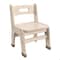 Flash Furniture Bright Beginnings  Commercial Grade Wooden Classroom Chairs, 9" Seat Height with Non-Slip Foot Caps and Built-In Carrying Handle, Natural, PK2 MK-KE24428-GG - alternate 1